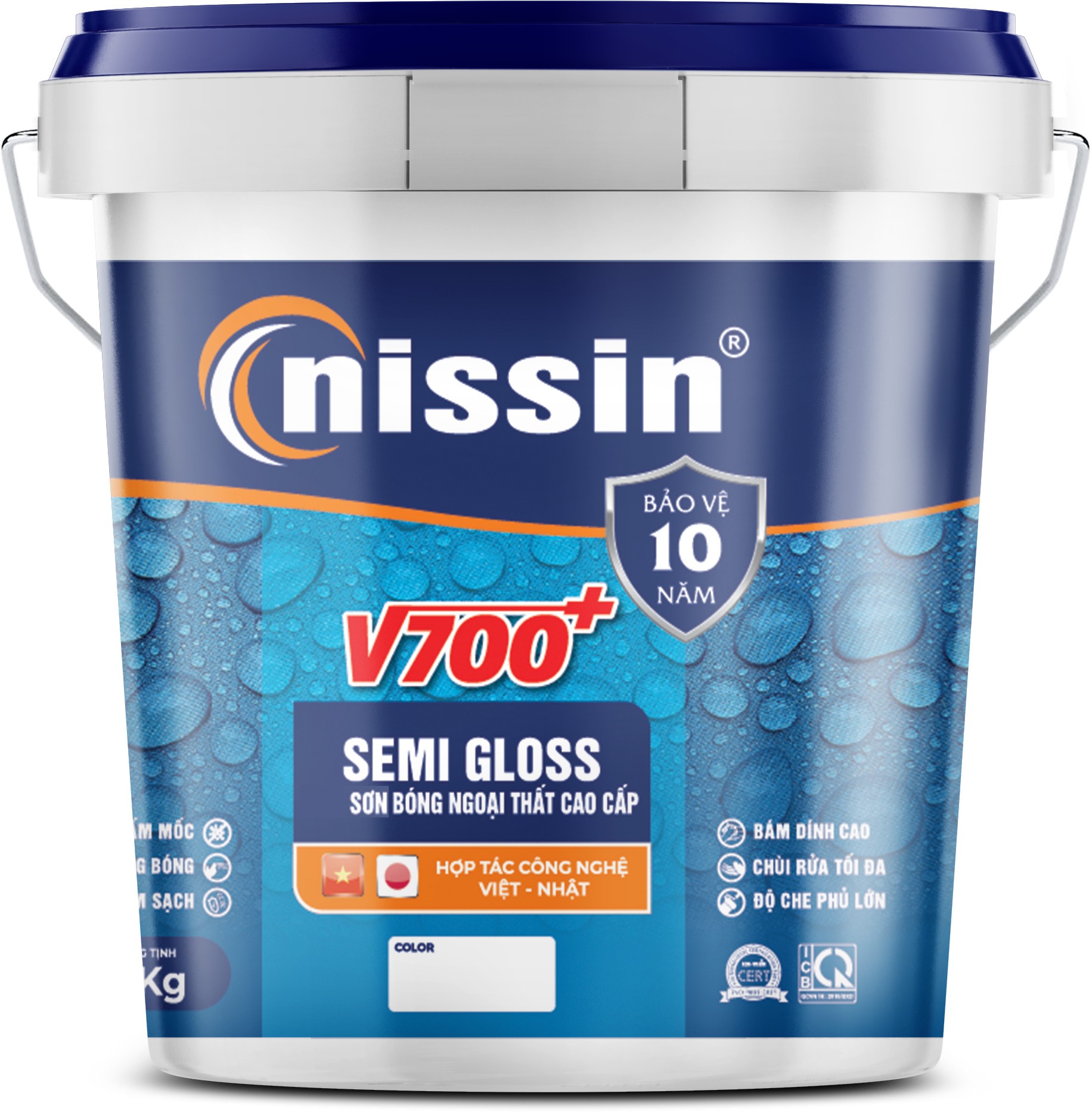 Sơn bóng ngoại thất cao cấp V700+